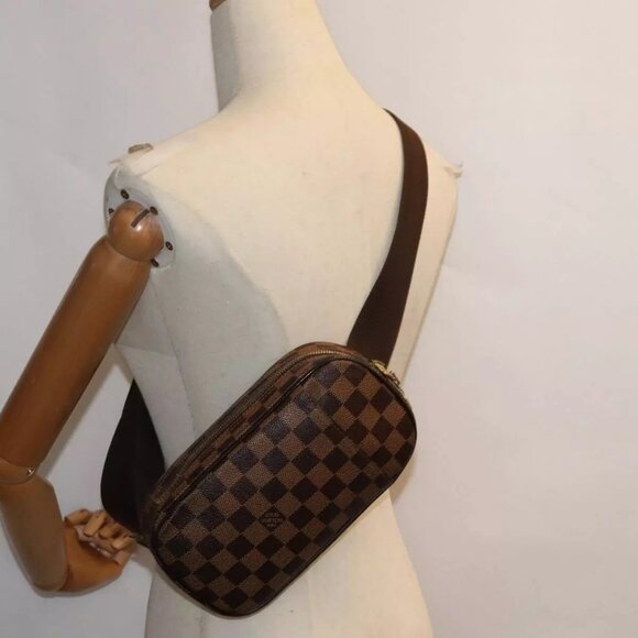 LOUIS VUITTON Damier Ebene Pochette Gange Shoulder Bag